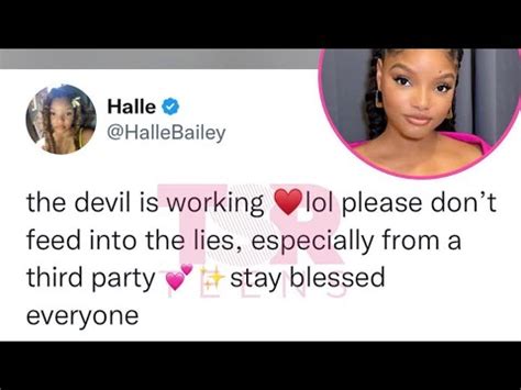 Halle Bailey Responds to Rubi Roses Leaked Texts From DDG